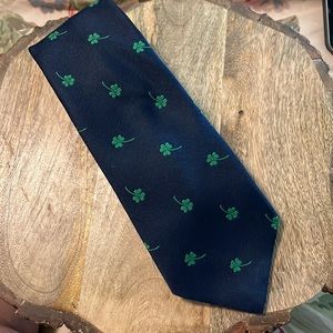 Vintage 60s RALPH MARLIN Shamrock Irish St Patrick's Day Tie Milwaukee USA NEW